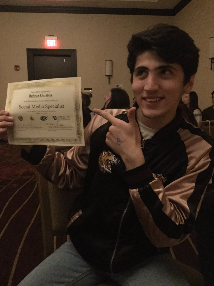 Thank you for giving me a chance to do what I like to do.<a href="/CivEdWorkshop/">Civ Ed Workshop</a> , <a href="/FLEXProgram/">FLEX Program</a> ,<a href="/AC_Global/">American Councils for International Education</a> #CivEdWeek.