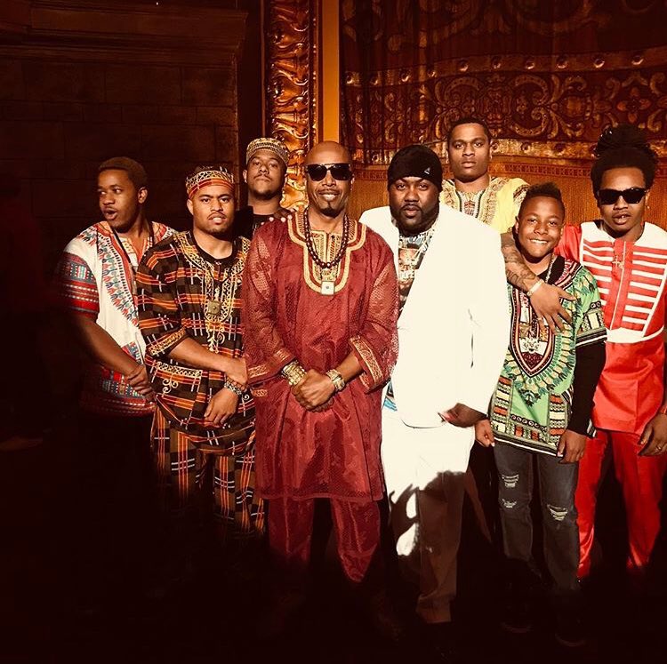 Meanwhile in Oakland on #WakandaDay <a href="/MCHammer/">MC HAMMER e/acc</a> &amp; <a href="/MistahFAB/">STAN PABLO</a> at #BlackPanther premiere.