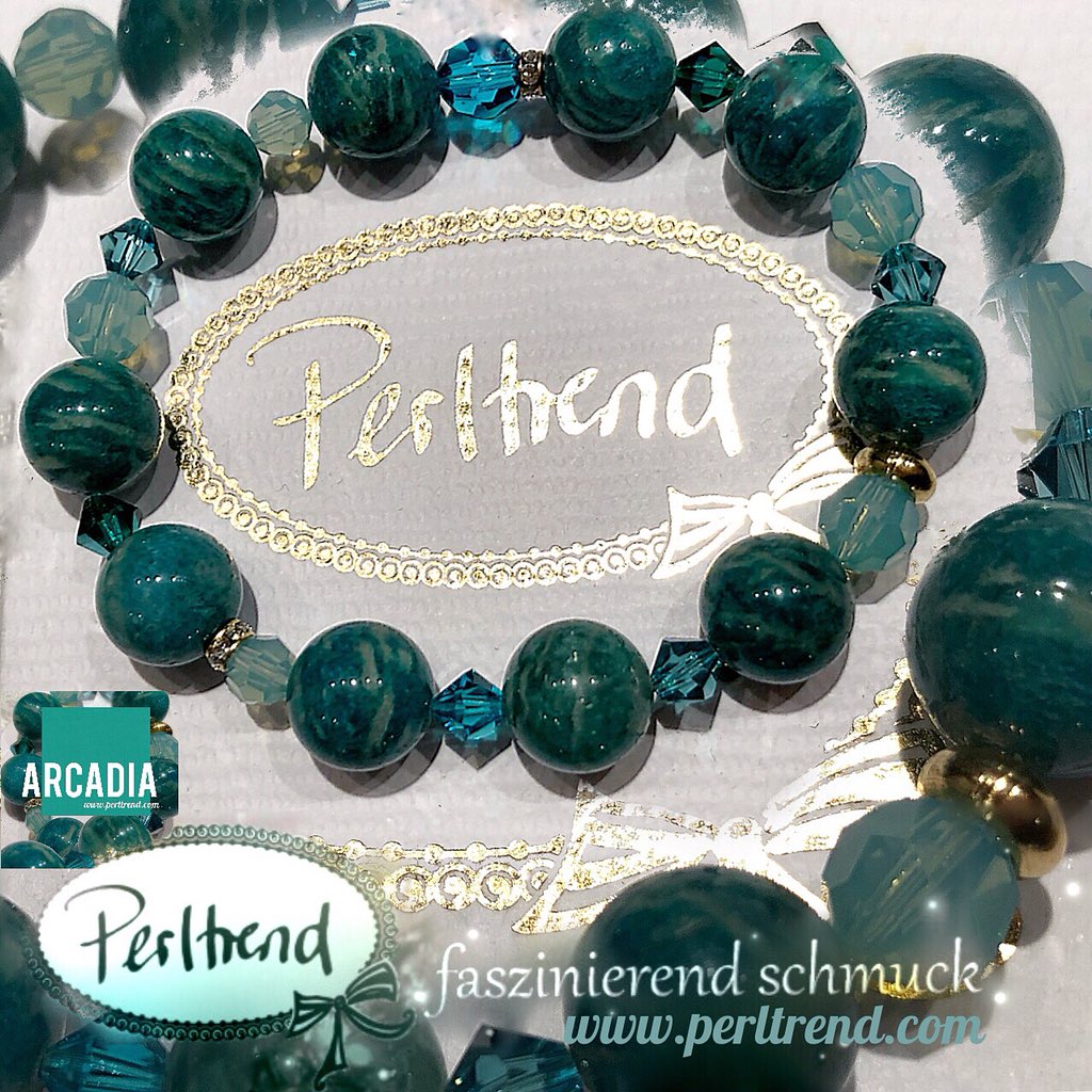 Perltrend's tweet photo. #Trendfarben #Frühjahr #2018
#ARCADIA #fashion
#Bracelet #Green #Sea mit #Amazonit #Edelsteinen und #Swarovski Crystals #Design by #Perltrend #Luzern #Schweiz #schmuck #armband #jewellery #Gemstone #photography #mode #fashionista #fashionblogger #love
https://t.co/OEPVnh7FGW https://t.co/8NQDmSLl2d