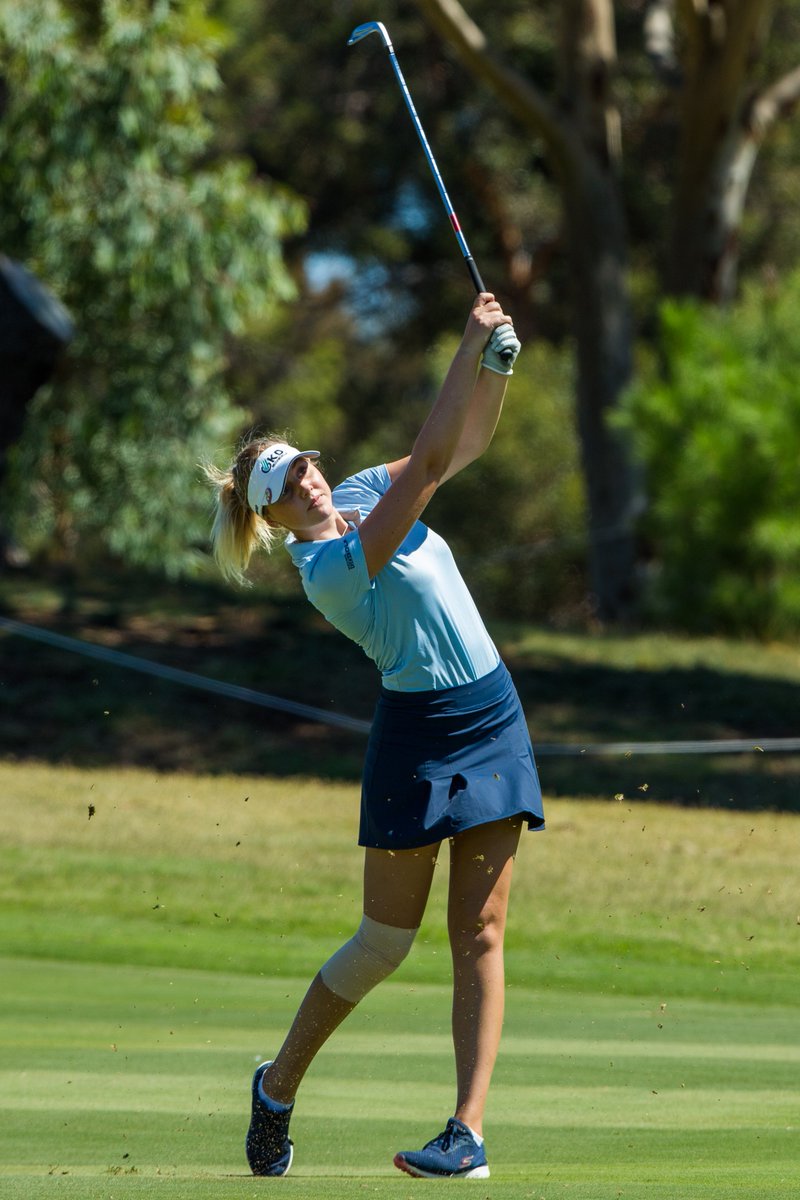 LETgolf's tweet image. Tied 7th on -3 for @OliviaCowan heading into the weekend @WomensAusOpen top placed @LETgolf player in the field. #KooyongaGC #expectbrilliance
