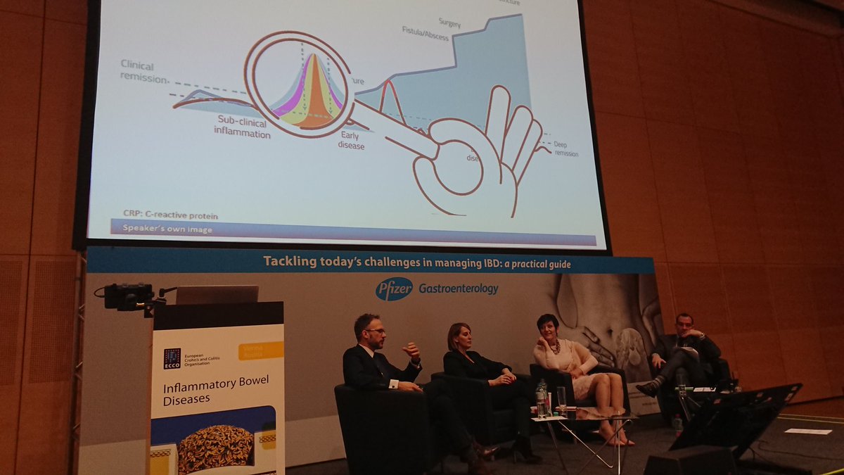 PhilWJenkinson's tweet photo. Worth the early start at #Ecco2018 to catch @charlie_lees. #EdinburghIBDteam https://t.co/wn3TYPpZpn