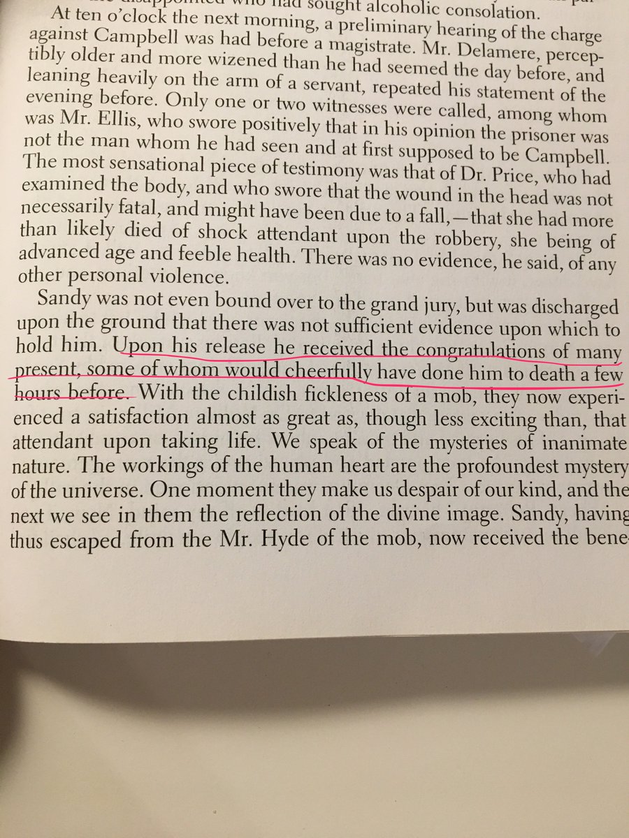 dudajekg's tweet photo. @aminah_hhs That is how blacks were viewed. Additionally, when Sandy was discharged, he was congratulated for being released by the same people who would have lynched him, as shown in this quote. They were being so hypocritical! #tmot27 https://t.co/69h3YSunK4