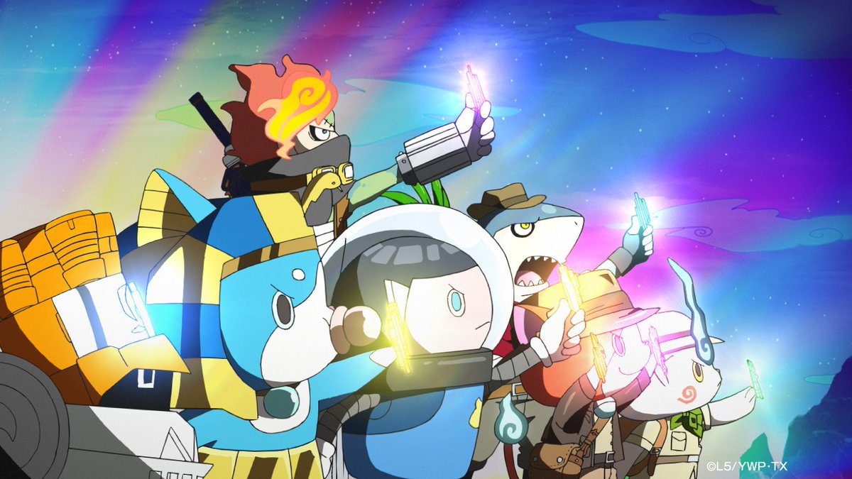 公式 妖怪ウォッチ ヨロズマート 本日18 25から放送のアニメ 妖怪ウォッチ バスターズトレジャー編 はいよいよクライマックス ヨロズマートでも玩具が好評発売中 開幕 ハライタフェス では 10数キャラが参戦 次回予告でもケータが