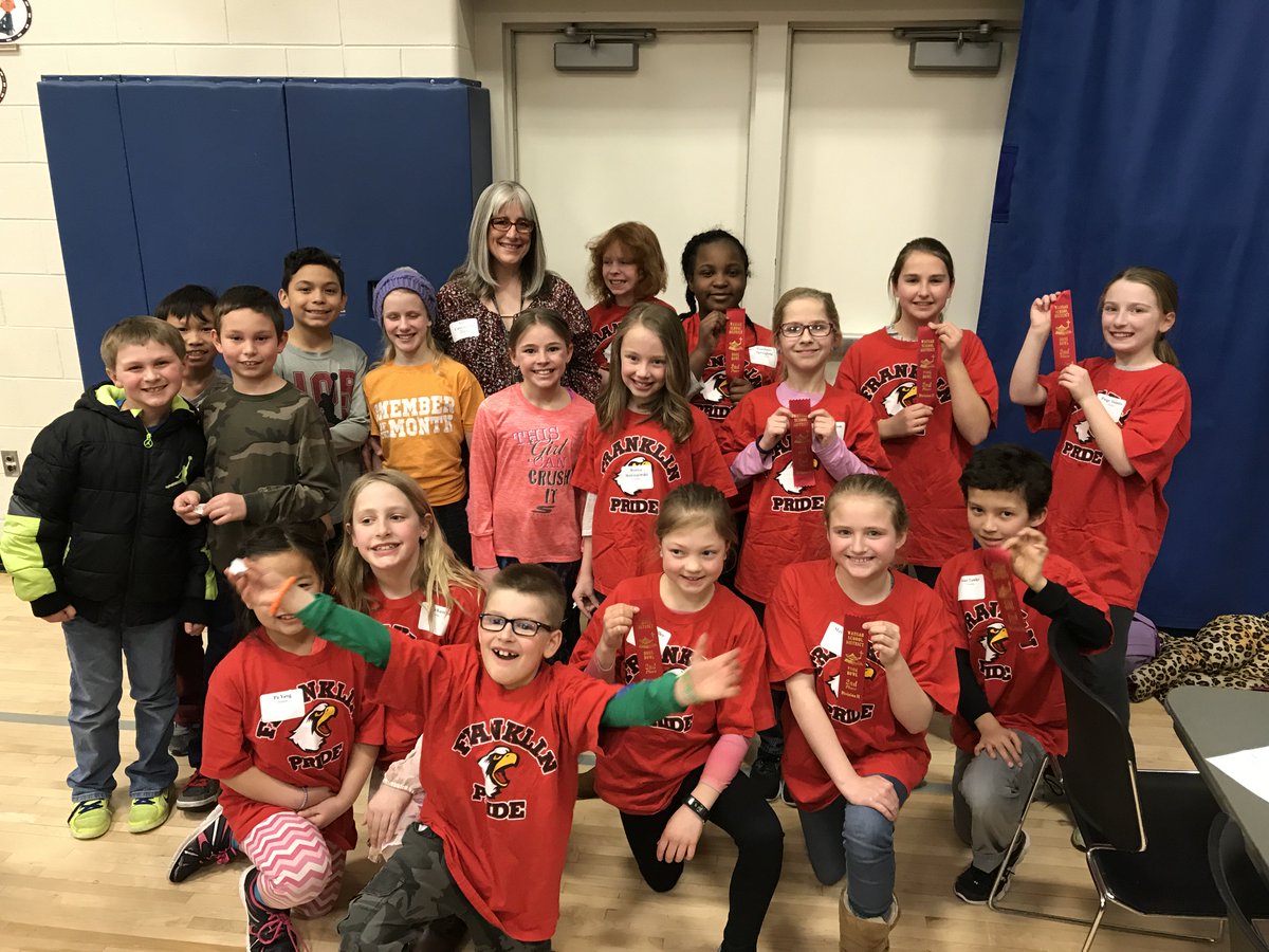 WausauFranklin's tweet photo. Congrats to Falcon BookBowl Participants and Division 2 Team B - 2nd Place winners. Coach Zipp, thank you! 👏🏽👏🏽👏🏽🏅📚 #BookBowl https://t.co/W9CEgtkrCH