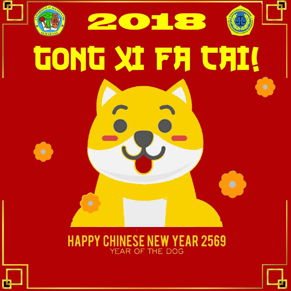 Selamat Tahun Baru Imlek 2018! 
May all your wishes comes true!

_____________________
Badan Eksekutif Mahasiswa
Fakultas Hukum 
Universitas 17 Agustus 1945 Semarang
#KabinetGaruda
🔊Mengambil Langkah Strategis Ciptakan Perubahan
_______________________