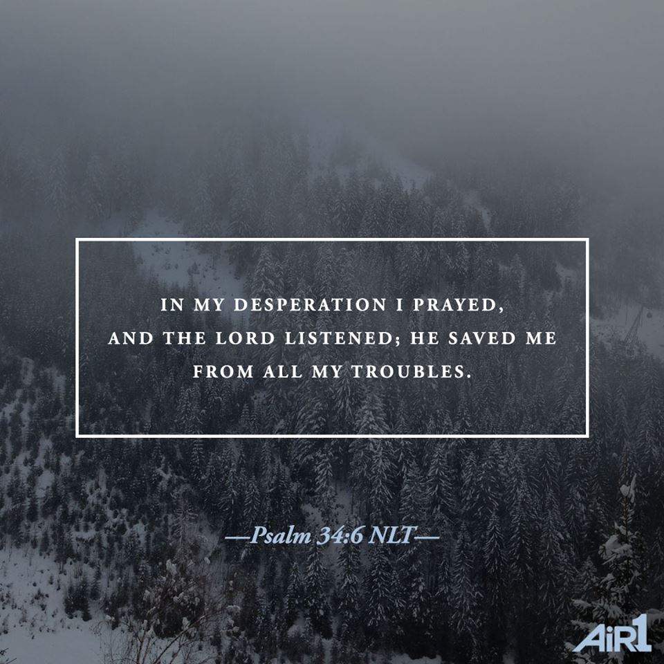 NPBCeducation's tweet photo. via @air1radio #Psalm34v6 #desperation #prayer #Lord #Helistens #Hesaves #troubles #Savior #love #truth #shelter #NPBC https://t.co/u4c2hWAvn6