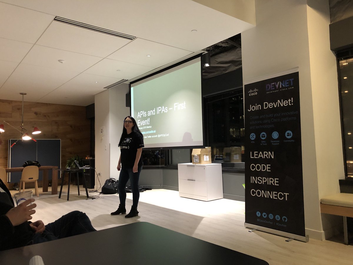 robinchoi's tweet photo. APIs and IPAs meetup! Building a chatbox! #cisco #api https://t.co/XBJDrsGeyX