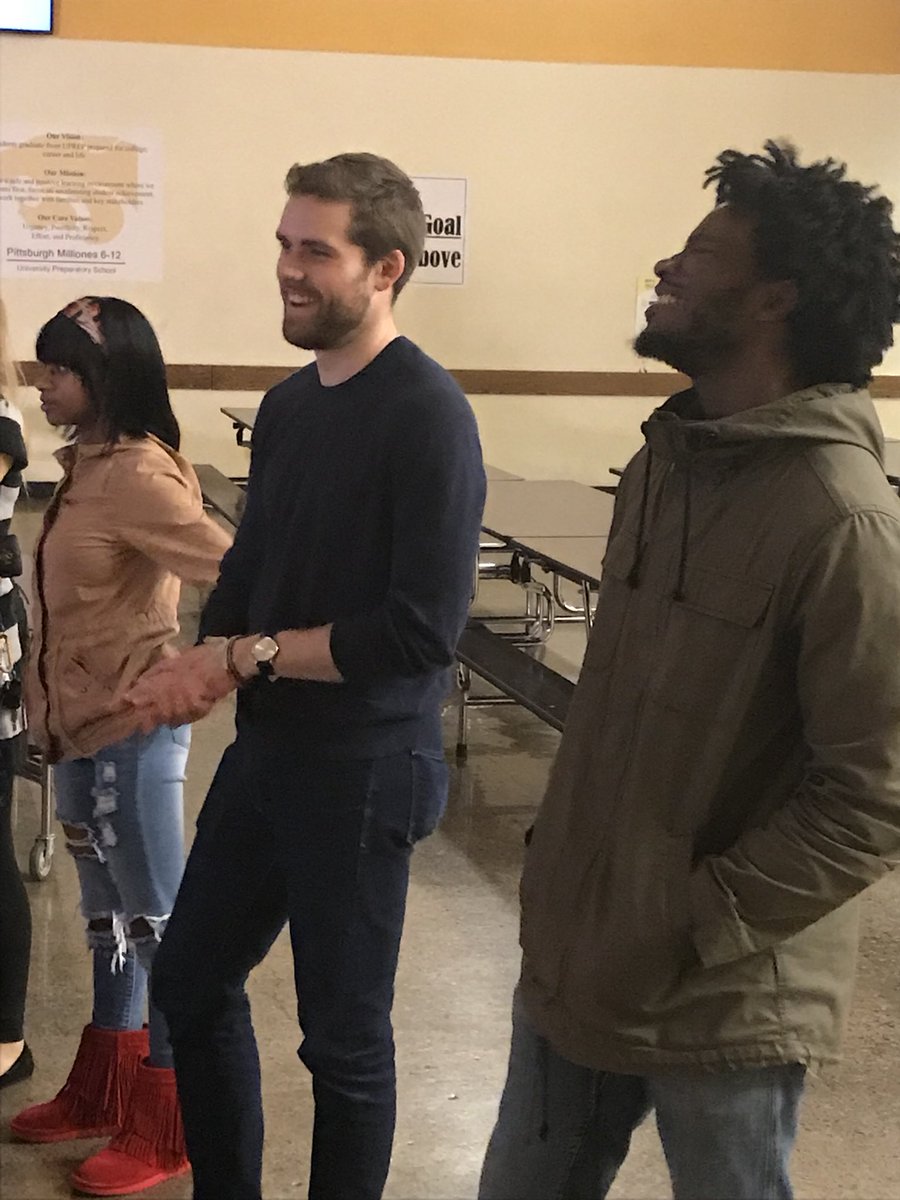 AlwaysRepUPREP's tweet photo. Rock the Mic Night 2 showcased talent from Middle School students to #PPS Teachers.  Special thanks to #HeinzFellow Mr. Jeremiah for hosting and the Paul Keyz Band for supporting our students! https://t.co/JblOHqKkW0