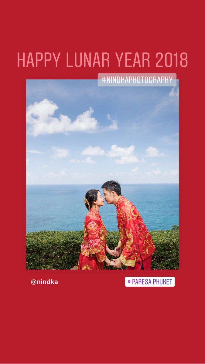 Nindka's tweet photo. May wealth always come your way. May it be auspicious &amp; as you wish 🎊❣️✨ #nindka #nindkaphotography #LunarNewYear2018 #ChineseNewYear2018 #red #chinesewedding #china #paresa #phuket #phuketphotographer https://t.co/ZJagnxgoNo