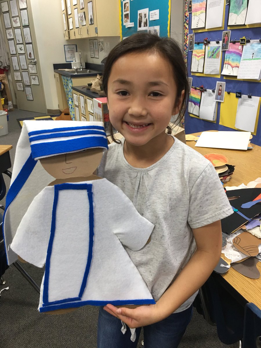 Room16terps's tweet photo. Inspiring Hero Reports. Second graders research, write and orally present their favorite hero. Who is yours? #2ndchat #delmarhillsk6  #DMUSD https://t.co/IAK81ScdMc