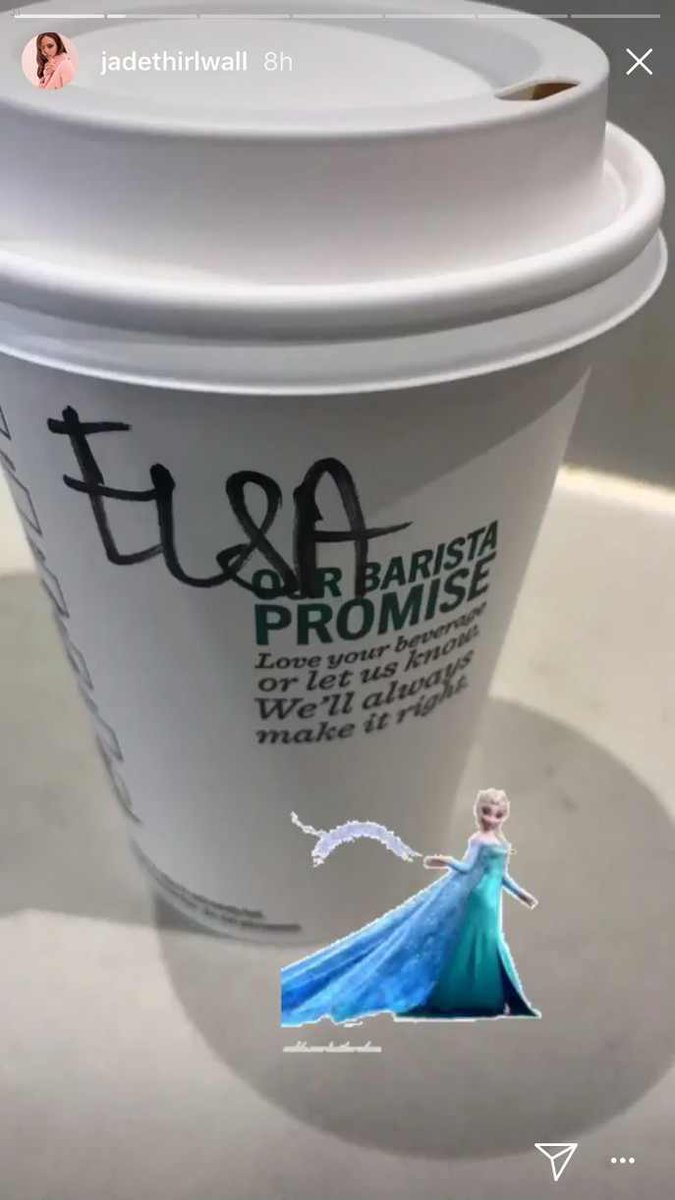 _Radio_G's tweet photo. A pesar de ser rechazada para el papel de #Princesa de #Disney, #JadeThirlwall demuestra su amor por ese mundo mágico, míralo aquí 👇 #NoticiaG #Starbucks #princess https://t.co/CPTgmEzuZR