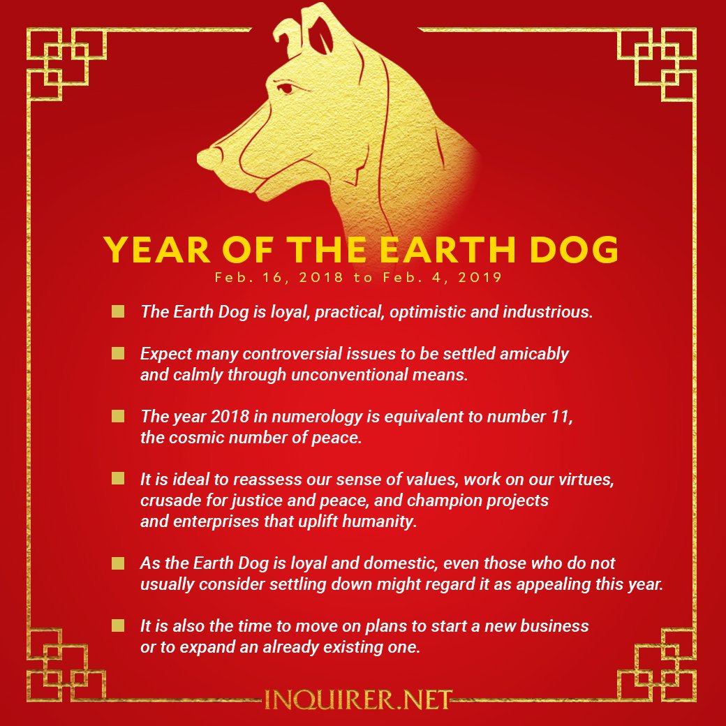 ICYMI: Will the Year of the Dog bring good luck to you? Read your Chinese  zodiac sign and find out what is your fortune in 2018. Kung Hei Fat Choi!  READ: https://t.co/jHbmuRujnU