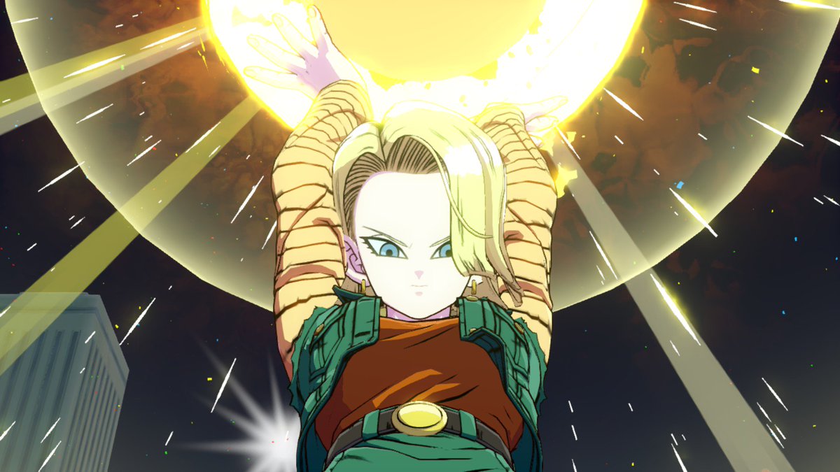 Dusekar's tweet photo. 18's color 5 reminded me of someone.

I'm just saiyan, they share a voice actress. https://t.co/0ogNSHPbCq