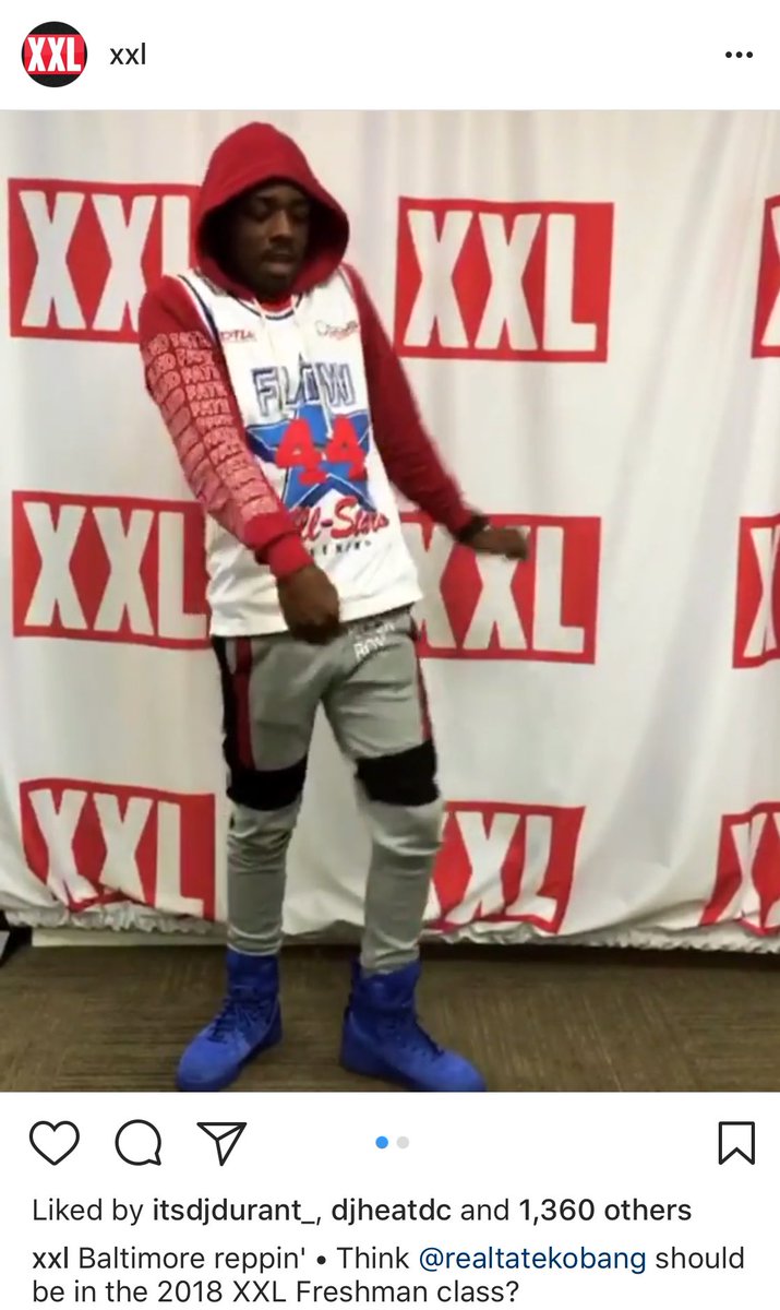 ITSDJFLOW's tweet photo. My guy @Tate_kobang rocking that #FlowWeekend jersey to @XXL https://t.co/TNeZnrgZlv