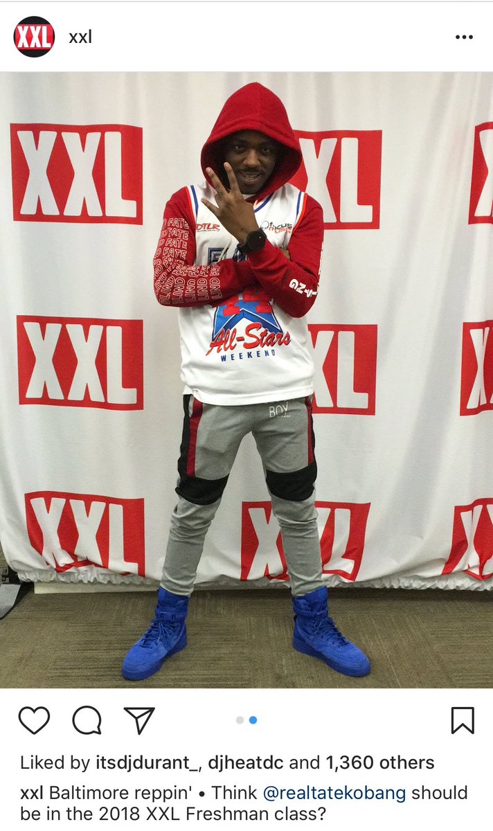 ITSDJFLOW's tweet photo. My guy @Tate_kobang rocking that #FlowWeekend jersey to @XXL https://t.co/TNeZnrgZlv