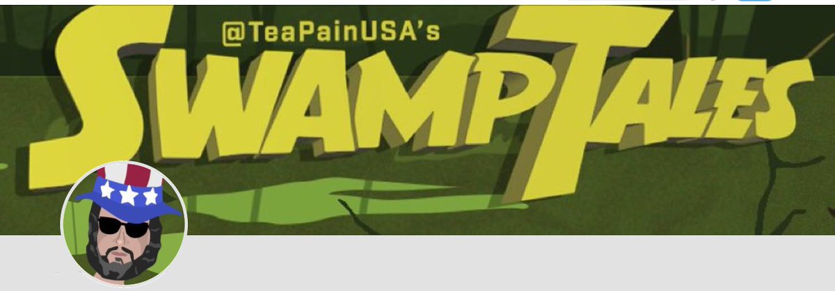 ANNOUNCEMENT: Tomorrow morning we release Chapter One of Tea Pain's new animated political series, "Swamp Tales."  You'll get an underwater view of the Trump-Russia scandal.  Tune in Friday at 10 a.m. EST for some fishy fun!