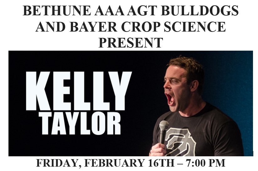 AAABulldogs's tweet photo. Along with Bayer Crop Science the Bulldogs are hosting the hilarious @TicTaylor less than 24 hours to get 1 of the remaining tickets. We are excited, we know he’s excited, get your tickets!! https://t.co/EwLES9egcu