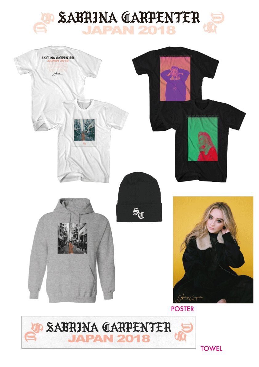 Sabrina Carpenter Jp בטוויטר 日本公演にて 日本限定のグッズが発売されるようです 今のところ販売がわかっているのは写真のものと インロックです Sabrina Carpenter Jp בטוויטר 日本公演にて 日本限定のグッズが発売されるようです 今のところ販売がわかっているのは写真のものと インロックです