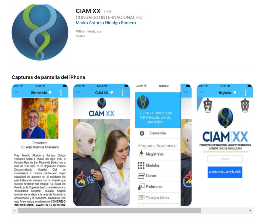 CIAMHCGOficial's tweet photo. Congresista ya puedes descargar la aplicación *CIAM XX* ¡Hazla tuya!
Disponible para dispositivos Android y en App Store para dispositivos iOS
En esta versión encontrarás tu gafete digital, un lector de códigos QR para registrar tu asistencia, el programa académico y acceso total https://t.co/wGc47ICq2P