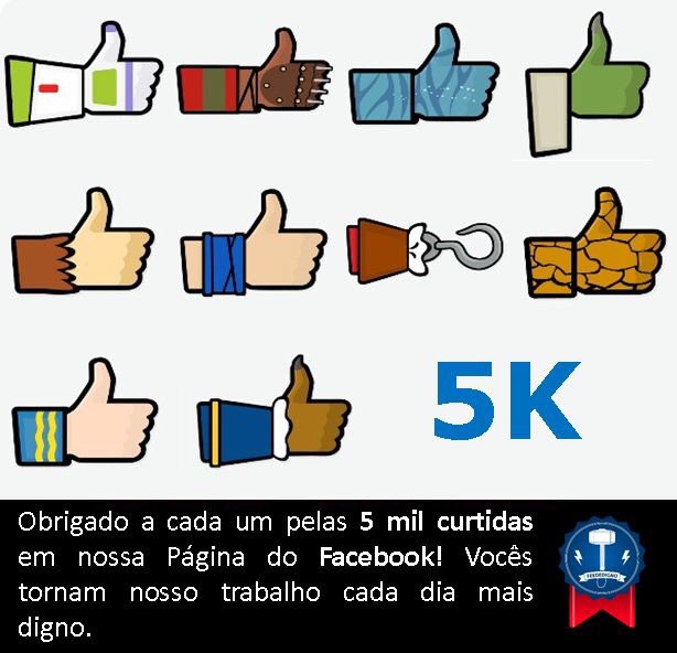 feededigno's tweet photo. Chegamos às 5 mil curtidas lá no Facebook! Obrigados a todos que curtem a nossa página e o nosso trabalho! #Feededigno #FeededignoFamily #5K #EntretenimentoNerd https://t.co/L6nWZXjCJu