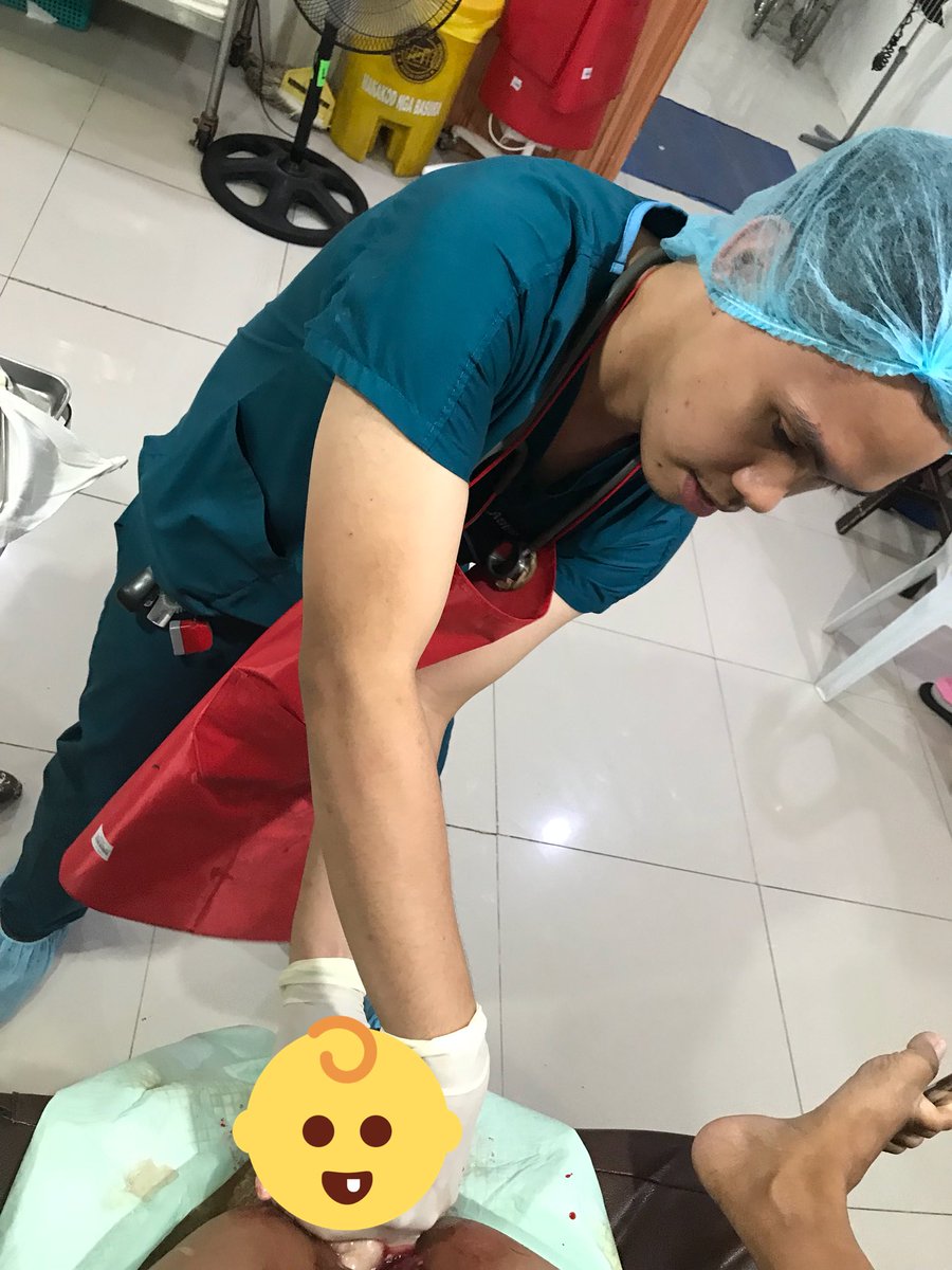JedJulasiri's tweet photo. Kind of salubong sa akong birthday, delivered 5 babies just one dawn ππ
#OBintern https://t.co/IHc1vQLrCy