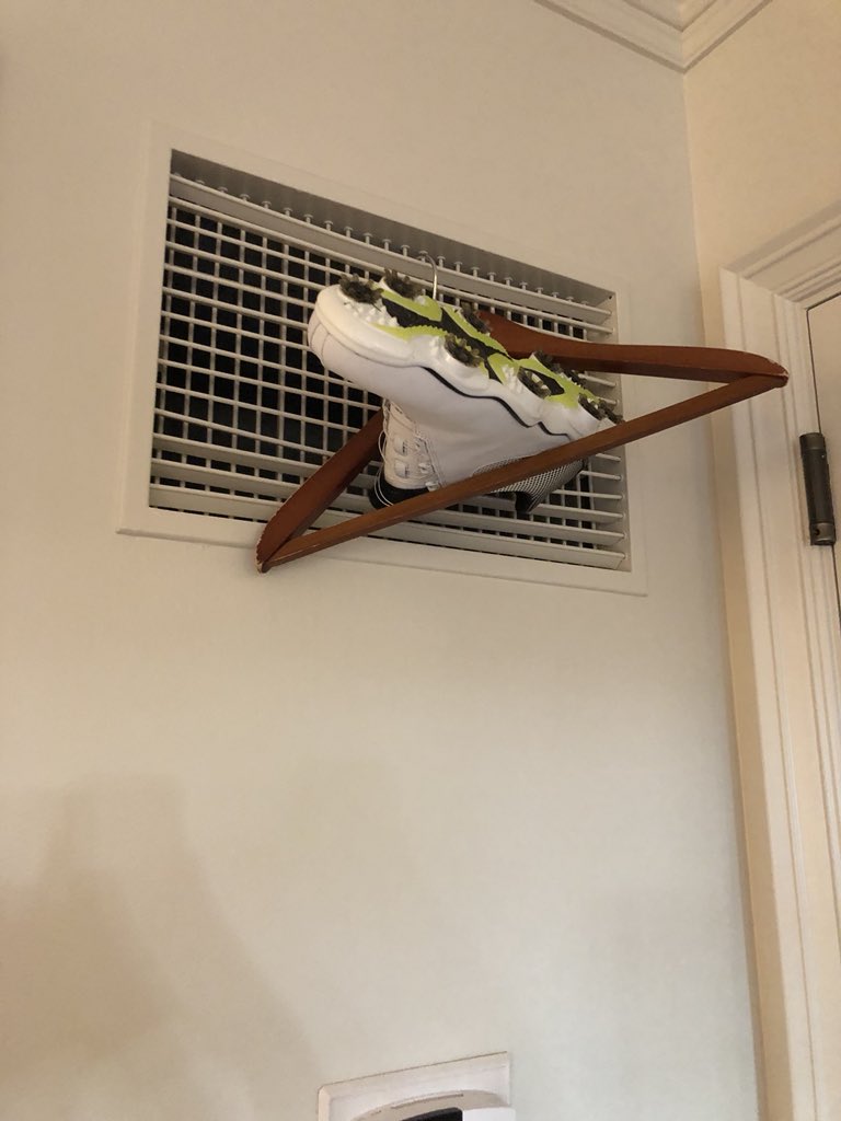 When it rains <a href="/GolfatKapalua/">Kapalua Golf</a> and your <a href="/FootJoy/">FootJoy</a> get soaked but you tee off again tomorrow morning on the Plantation... #airconditioning