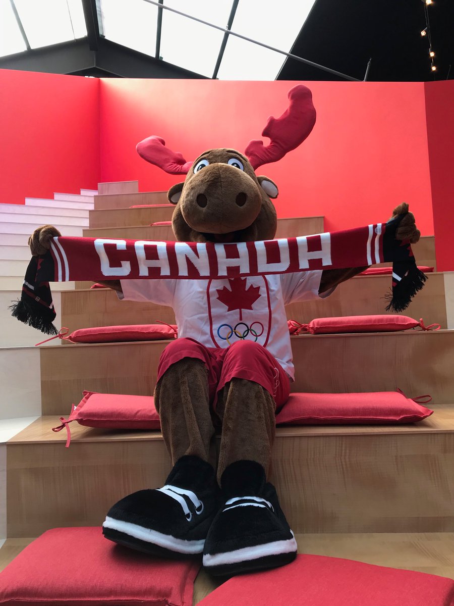 Just another day cheering loud and proud for 🇨🇦 at #CanadaOlympicHouse 🙌