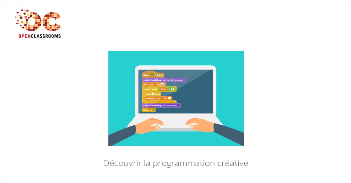 eduscol_techno's tweet image. Avec @classcode_fr et @OCFrance, vous pouvez suivre ce #MOOC "découverte de la #programmation créative" autour de l'#algorithmique. Le langage utilisé est de type visuel par blocs type #scratch
👉openclassrooms.com/courses/decouv…
cc @eduscol_maths