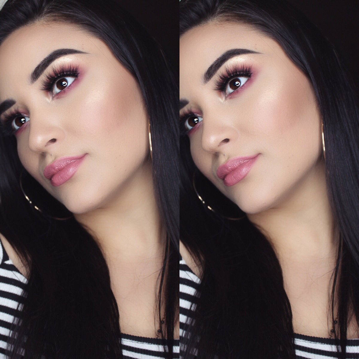 MakeupByJenxiix's tweet image. #HappyValentinesDay Loves! Click 👉🏼youtu.be/L_3KwrSdJas to watch tutorial!
BROWS-@ABHcosmetics duo brow powder
EYES-#ModernRenaissance &amp;amp; @hudabeauty Desert Dusk
LASHES-@LillyGhalichi MIAMI
FACE-@tartecosmetics #shapetape &amp;amp; tarteist pro glow 🎨 @bareMinerals warmth bronzer 💕