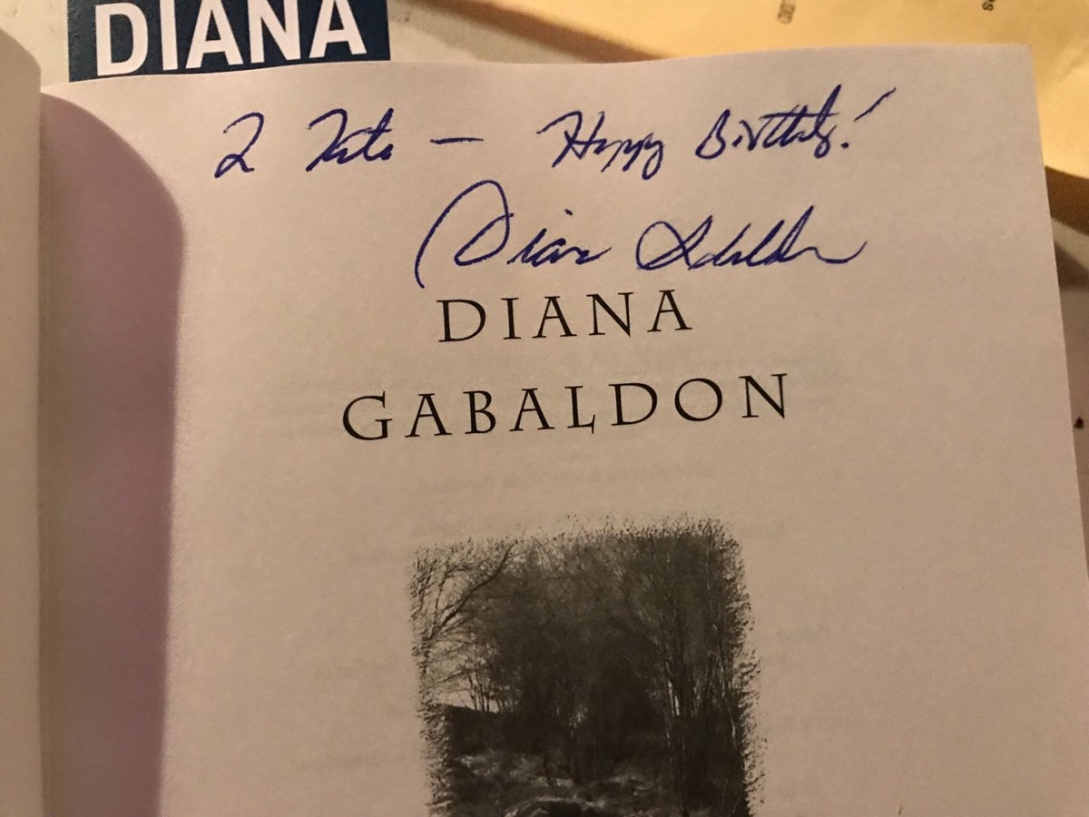 KateRKeith's tweet image. Thank you @Writer_DG for making my birthday perfect. We loved having you in Savannah, Ga! I hoped 2 ask you 1 question: You explained that the story has evolved and changed shape through your writing process. Is there any part of the story you would have changed in hindsight?