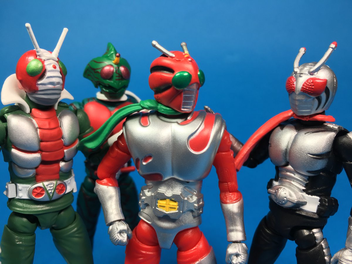 ま Shodo仮面ライダーvs8 近年はともかく雑誌連載から特番放送辺りの時期は目立った立体化もなく 仮面ライダー倶楽部 くらいからぼつぼつ商品化されるも私が集める食玩では外されることもあったzx 無事発売されて嬉しいです 画像はテレマガ 年9月