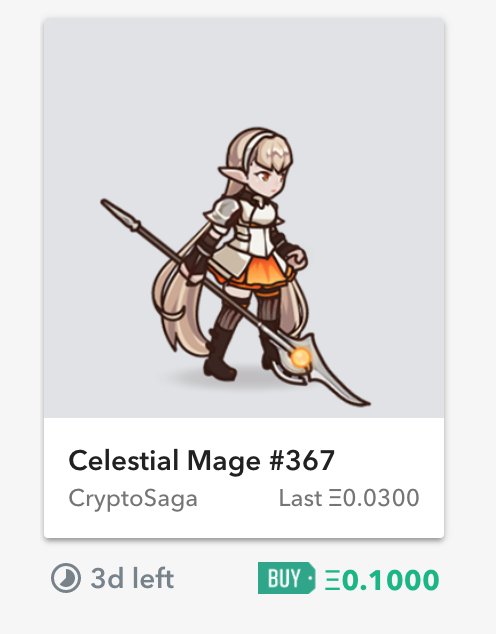 We're proud to announce that we've partnered with <a href="/CryptoSagaDev/">CryptoSaga</a> to list their new RPG on RareBits! You can now buy and sell heroes. 🔥💥⚔️