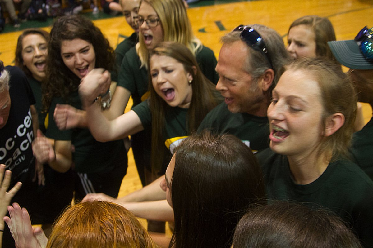 LecantoLegacyYB's tweet photo. The Lecanto High School Girls' Soccer team gets fired up during the soccer pep rally on 2/15/18. @LecantoHigh @LecantoLegacyYB #1Lecanto https://t.co/BkuATHTD0M