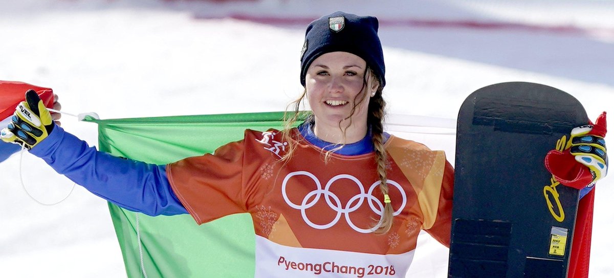 SM_Difesa's tweet photo. #GenGraziano esprime a nome delle Forze Armate le congratulazioni per la medaglia d’oro di Michela Moioli  atleta dell’ @Esercito #ItaliaTeam nello #snowboardcross alle Olimpiadi Invernali #PyeongChang2018 #AlpineSkiing #Olympics #Gold https://t.co/2h9neDkkbF