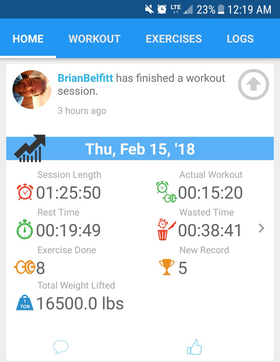 brianbelfitt's tweet photo. #workout #back #shoulders #biceps #jefit https://t.co/p4xF3C4ojy