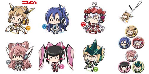 ☆入荷情報：「戦姫絶唱シンフォギアAXZ」ニコメンズ缶バッジセットが