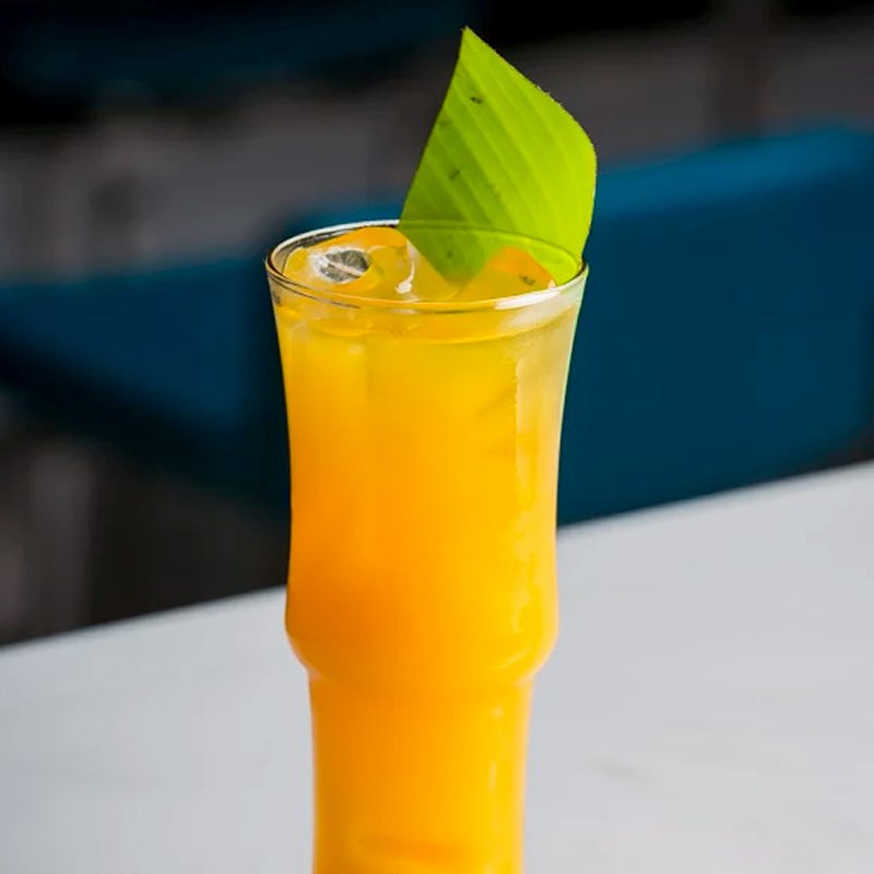 The Nama Bay cocktail is a a fine blend of gin, Campari, lemongrass, ginger, and orange juice. The distinct flavours of lemongrass and ginger when blended with gin give the cocktail a warm, sunny flavour.