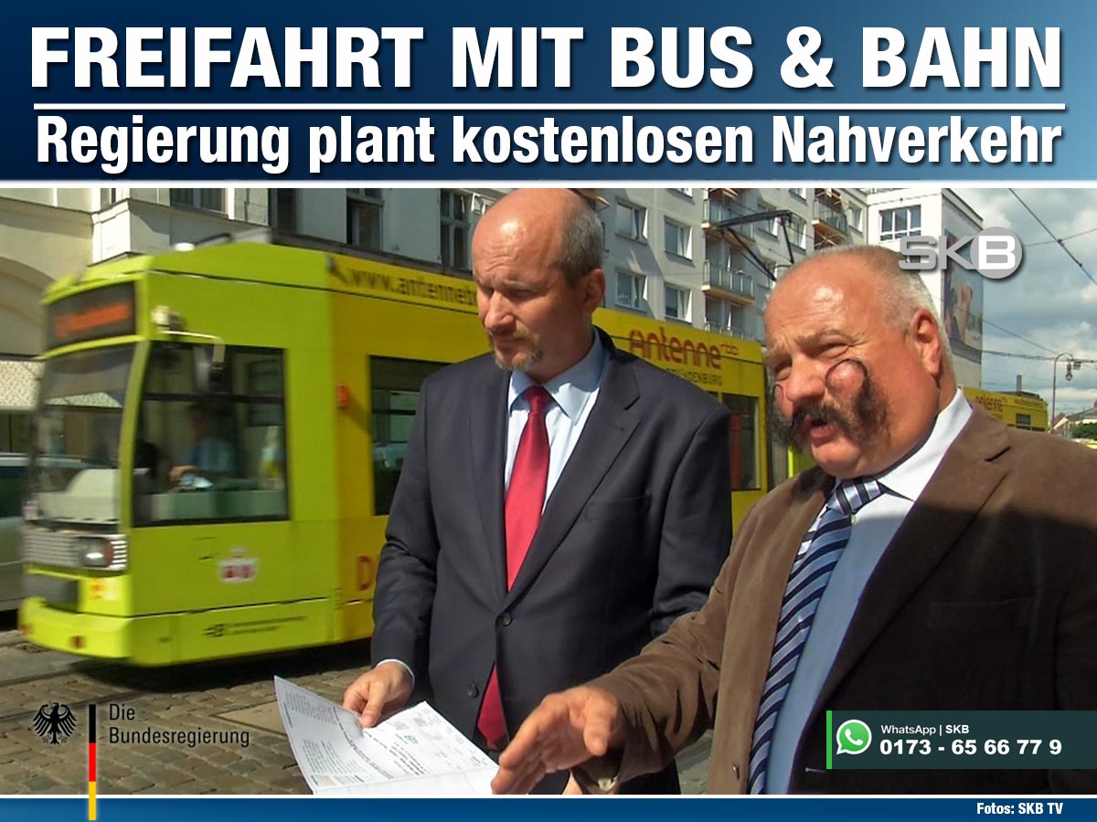 Können die Brandenburger schon bald gratis mit Bus und Bahn fahren? Der bundesweite Vorstoß für einen kostenlosen Nahverkehr ist vom Geschäftsführer der Verkehrsbetriebe #Brandenburg positiv aufgenommen worden | Statement #VBBr bit.ly/2EM3Ads | #SKB