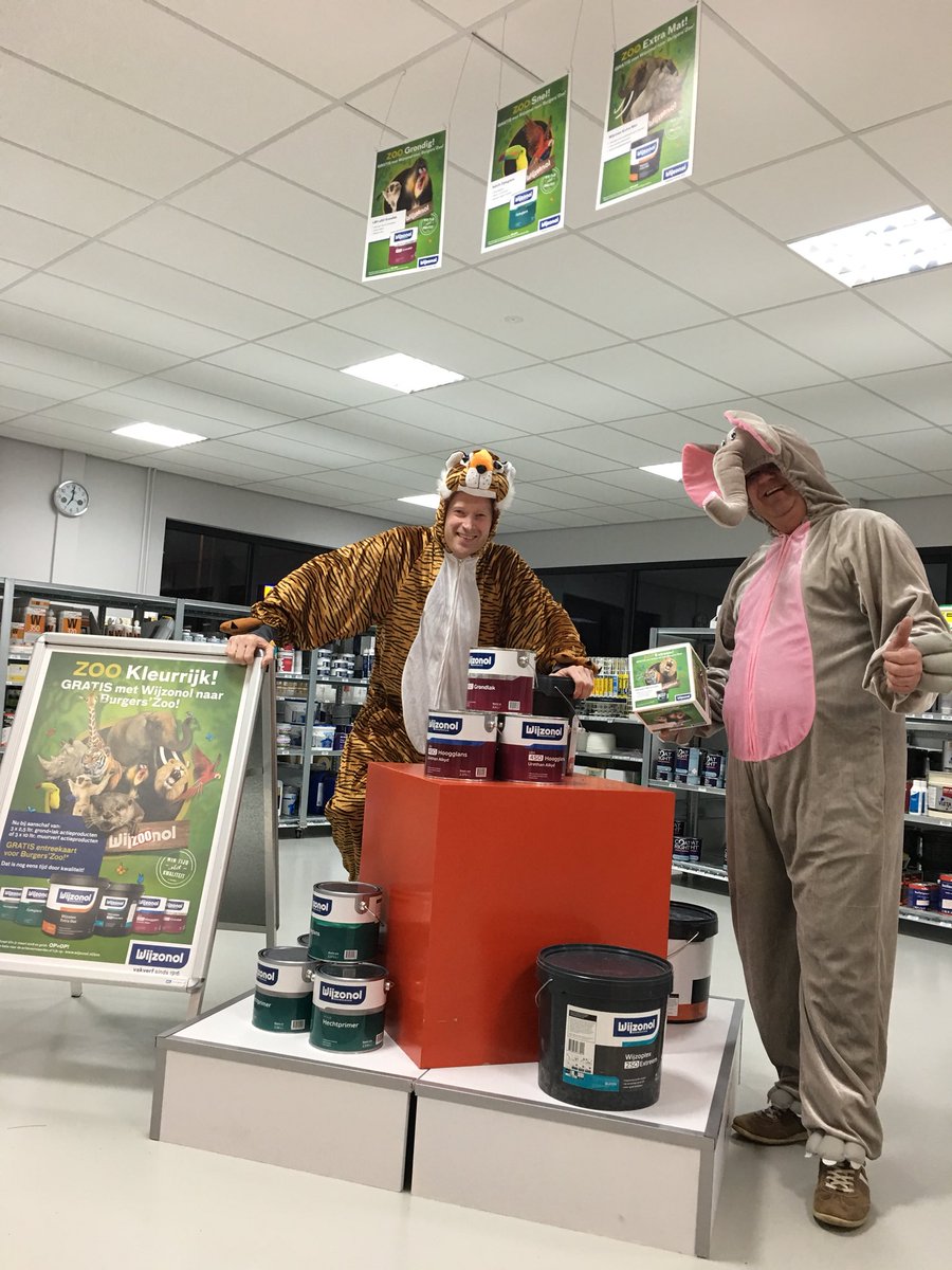 De dierentuin is geopend bij Simonis Verf#Wijzonol#acties