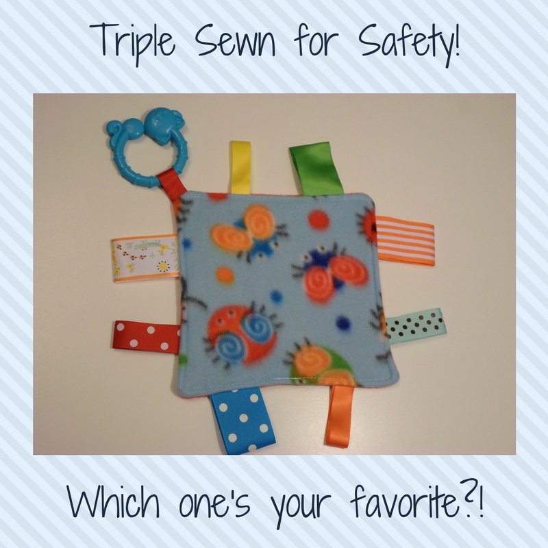 tinybabylady's tweet photo. Safety FIRST! The ribbons in my lovies are TRIPLE Sewn for safety! No worries about baby pulling out those tags! How do you like this fun baby bugs lovie?! Great for a girl OR a boy! Contact me today! tinybabylady@gmail.com https://t.co/EtfeNuxc5o https://t.co/qSjlnkluvf https://t.co/vY7jRy5hrL