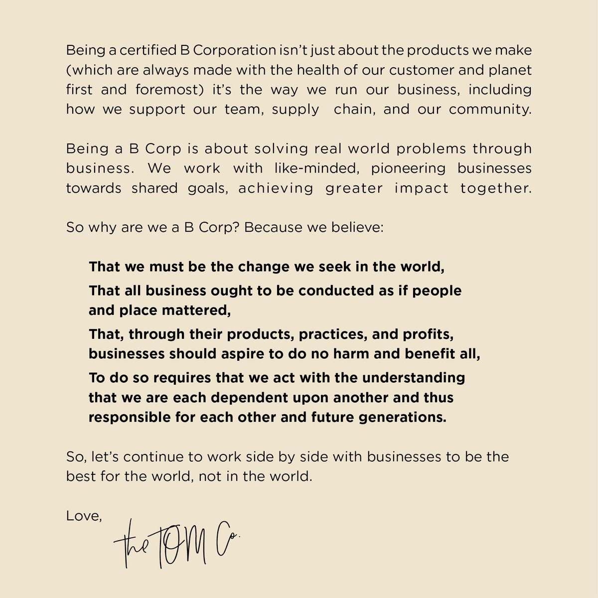 We're proud to be a certified B Corporation! 🤝 #BCorpmonth