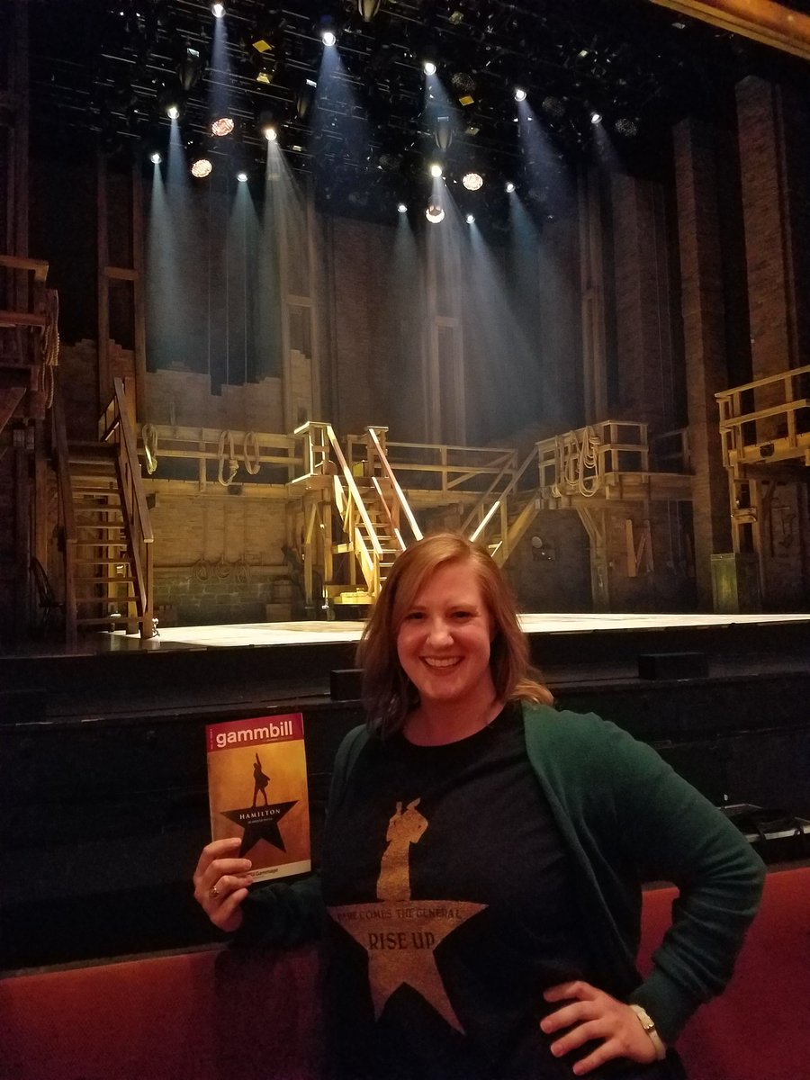 stefasings's tweet photo. I'm finally in the room where it happens! #Hamiltour #Hamilton #hamiltontempe https://t.co/HbsvjzoxEn