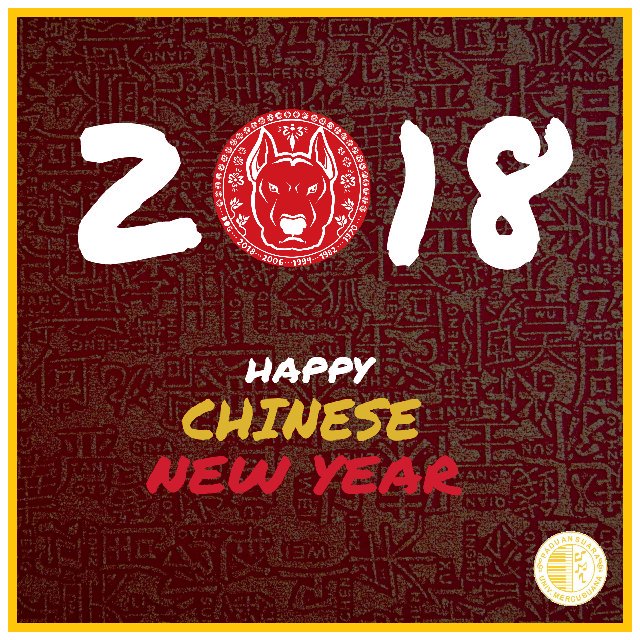 -
Xin Nian Kuai Le [新年快乐]
Happy New Year!

Gong Xi Fa Cai [恭喜发财]
May you have a prosperous New Year

Shen Ti Jian Kang [身体健康]
Wish you always healthy

Wan Shi Ru Yi [万事如意]
May all your wishes comes true
-
Happy Chinese New Year 2018!🎉
#cumadipsmumb