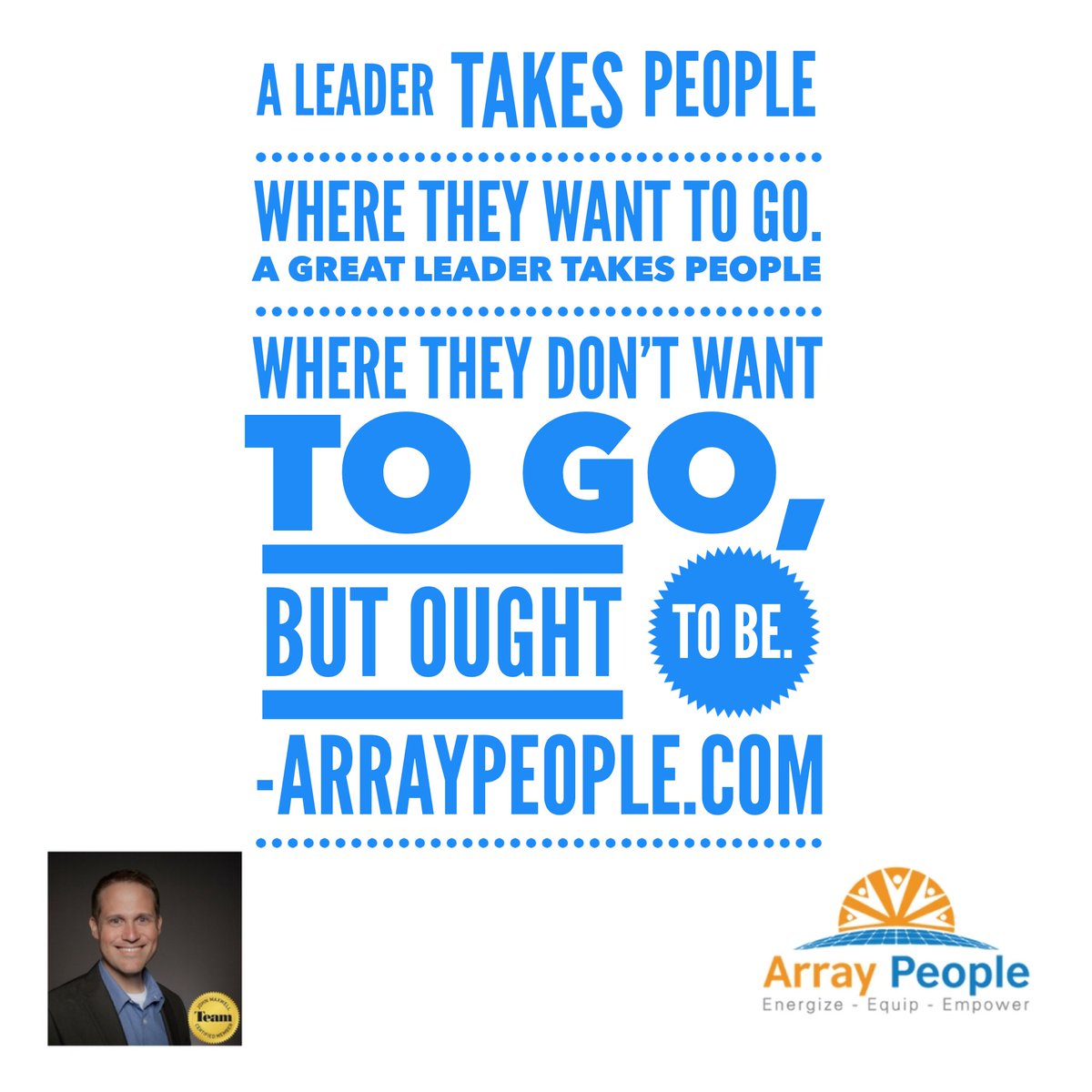 dclemons's tweet photo. #Leadership #Transformation #MindShift #DeeperReality #Growth #Serve #Give #Lead #YouAreMore #ArrayPeople https://t.co/kHOW4hI9vT