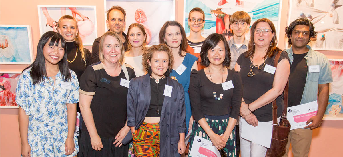 helpmannacademy's tweet photo. Find out who the 14 visual artists are that shared in $60,000 of awards at the opening of the 2018 Helpmann Graduate Exhibition opening night > https://t.co/9TY31DvWtp #adelaide #southaustralia #helpmanngradshow https://t.co/CKyx1Q4Tk2
