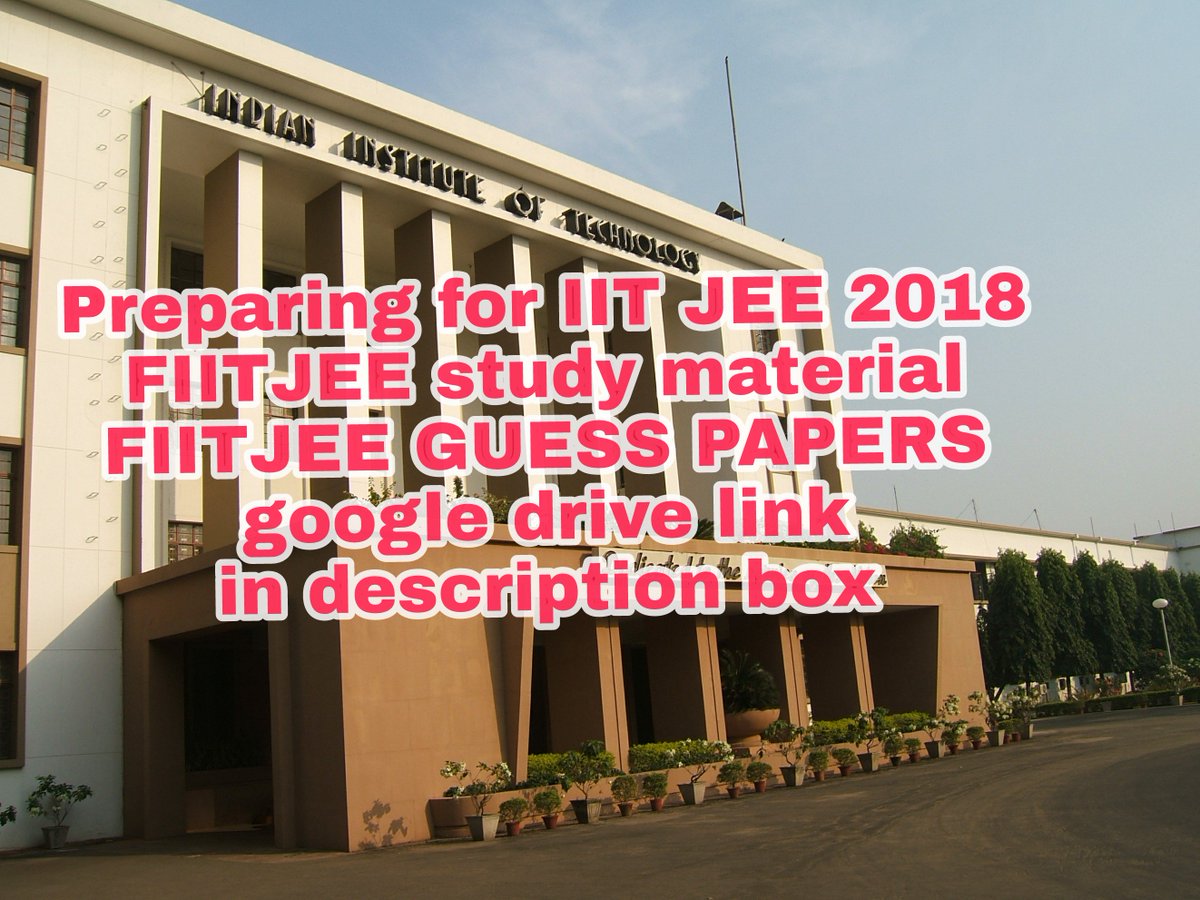 Subhodynamics's tweet photo. https://t.co/HiPoM1eJ4v
@IITalk @IITKgp @iitbombay @iitdelhi #preparing for #JEE have a look into this video
#Guess_papers and #Study_material are available in the description box' #Google drive link....... https://t.co/l6T3B8K6tW