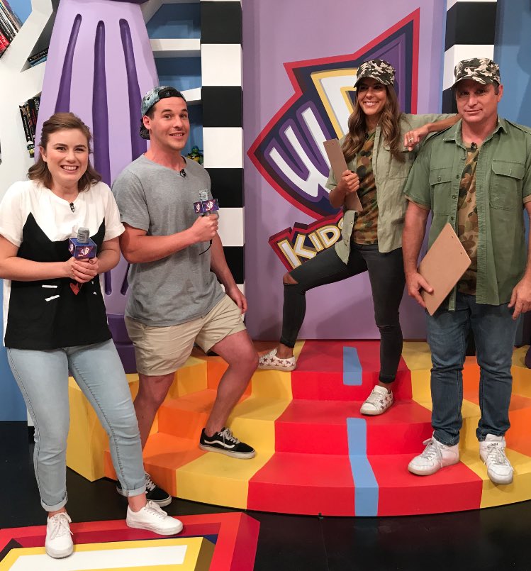 SO EXCITED and a little nervous to be joining the Team at Channel 9s Kids WB as a roving reporter! Cartoons and MY FACE to help you wake you up on the weekends.... Join us from 7am tomorrow on Channel 9GO  📺👨‍👩‍👧‍👦🎤👍🏽 #9kidswb #tv #cartoon #fun #wheresben