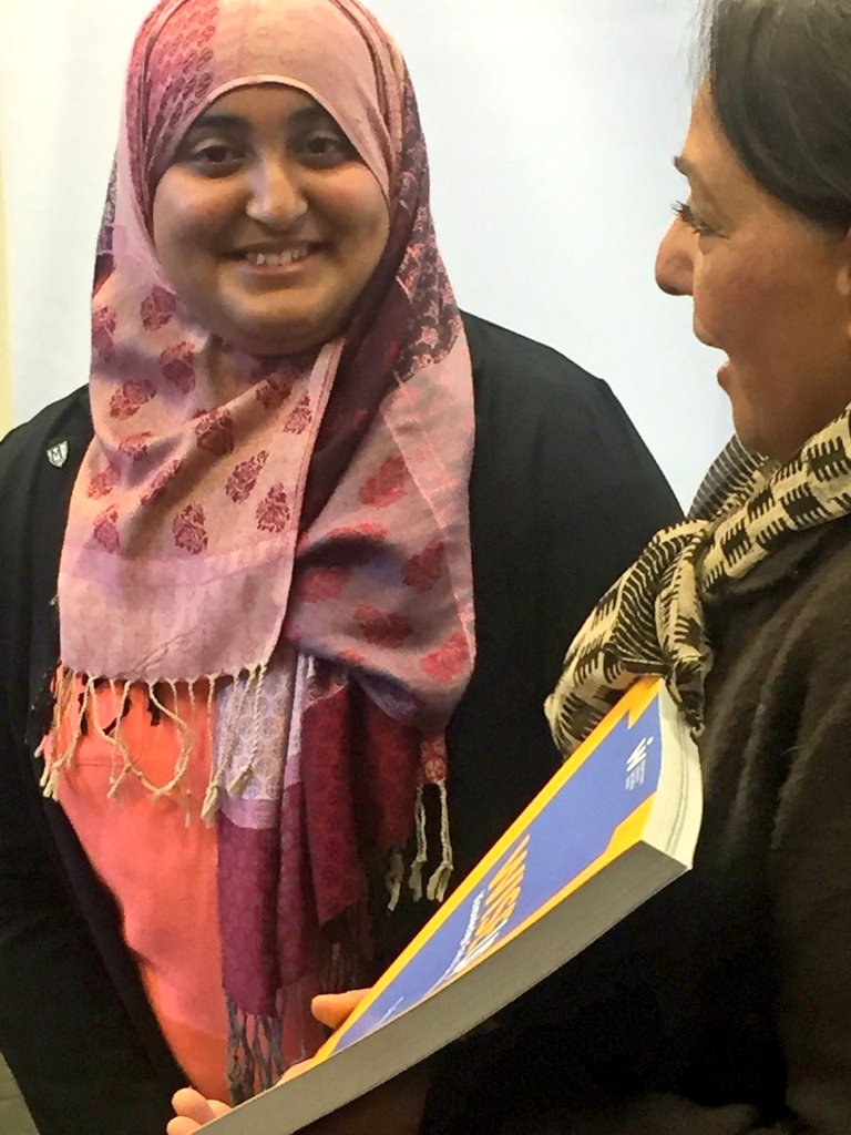 DaisyKhan's tweet photo. Really impressed with bright, capable, smart woman #msapresident rabea ali of #manhattancollege. @WISEUpReport @WISE_Leaders https://t.co/fmOQWqYrUn