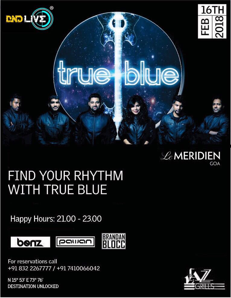 LeMeridienGoa's tweet photo. The weekend is here and J&amp;G has an entertaining evening planned. Tonight, the popular local band 'TRUE BLUE' takes centre stage followed by DJs Benz, DJ Pawan &amp; DJ Brandon. #JnGNights #TrueBlue #LiveMusic #DJs #Calangute #Goa #LeMeridien

For reservations call: +91-7410066042 https://t.co/Xy5712c8pw