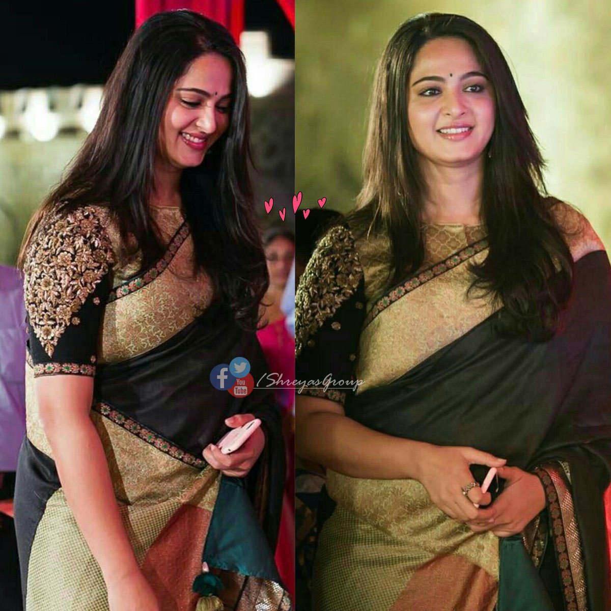 Anushka Shetty Latest Stills in Saree At Awe Movie Pre Release Event –  eapixer